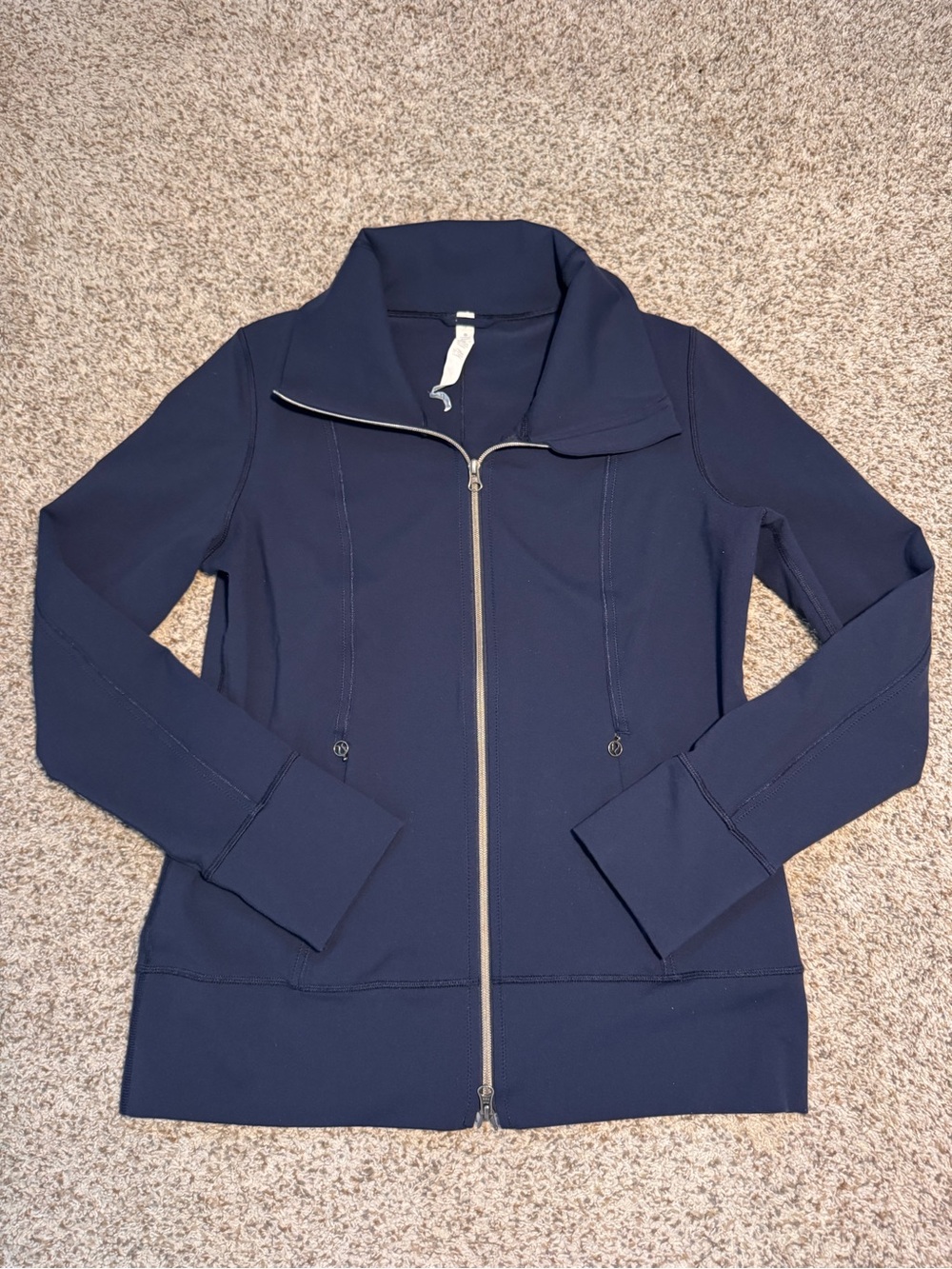 Lululemon Navy Daily Yoga Full-Zip Jacket - 12